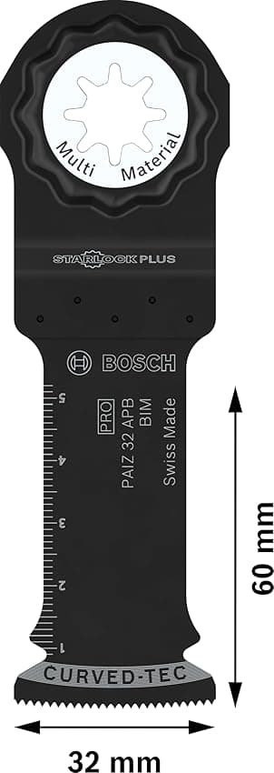 Detalle de Bosch Pro Multi Material PAIZ 32 — hoja 32 mm para multifunción 🛠