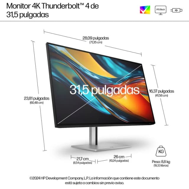 Thumbnail 2 de HP Series 7 Pro monitor 4K