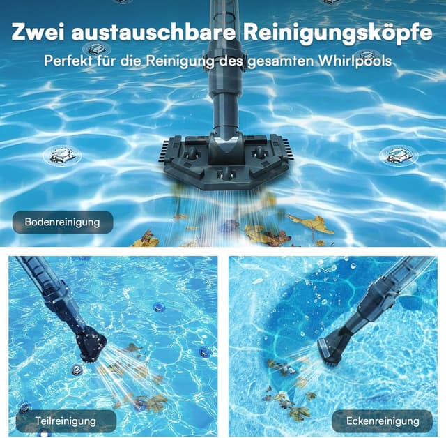 Detalle 2 de Kabelloser Poolsauger 12 Gallonen/Min