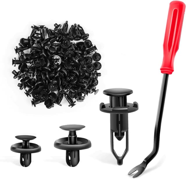 Detalle de GOOACC 100PCS 7mm & 9mm Push-Type Retainer Clips (with Fastener Remover) for Lexus & Toyota