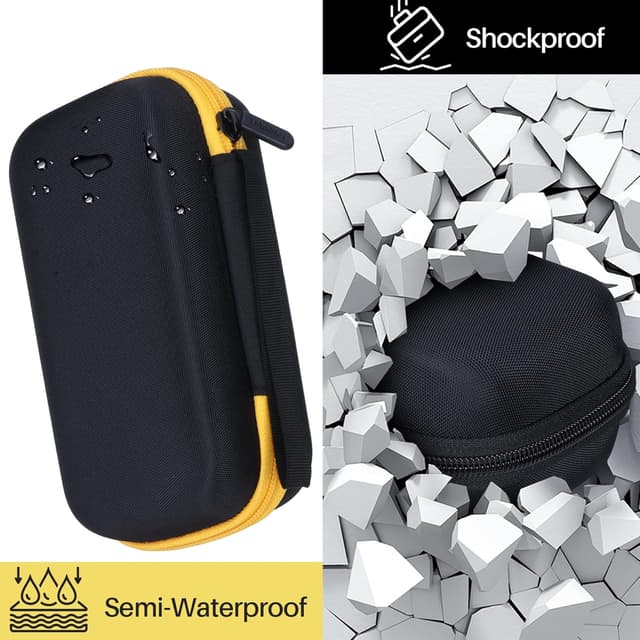 Thumbnail 6 de Lebakort Hart Schutz-Hülle/Etui für Kodak Mini 2 ERA 4PASS und Kodak Mini Shot 2 ERA 4PASS (Schwarz + Gelb)