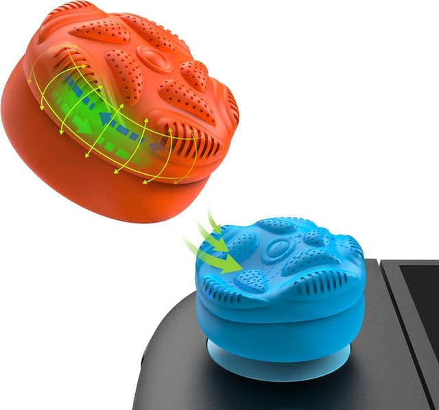 Detalle de Switch 2 thumb grips 4-pack, 7.5mm cushions