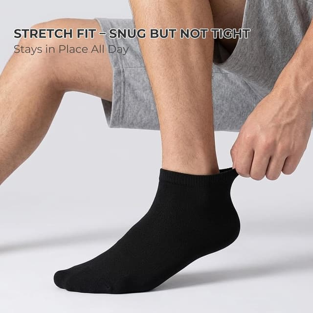 Detalle de Wamicu 10 paires de chaussettes basses en coton peigné (unisex)