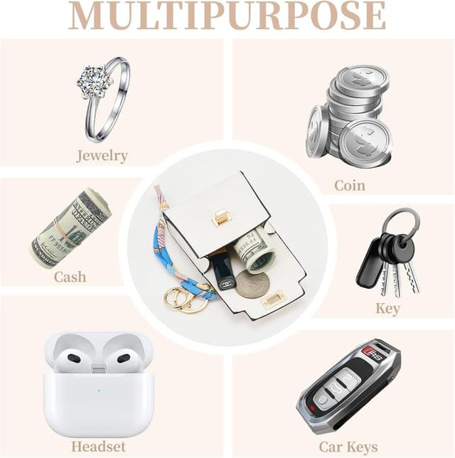 Thumbnail 2 de ZOUIQSS Coin Purse Mini Handbag Keychain 7.5cm