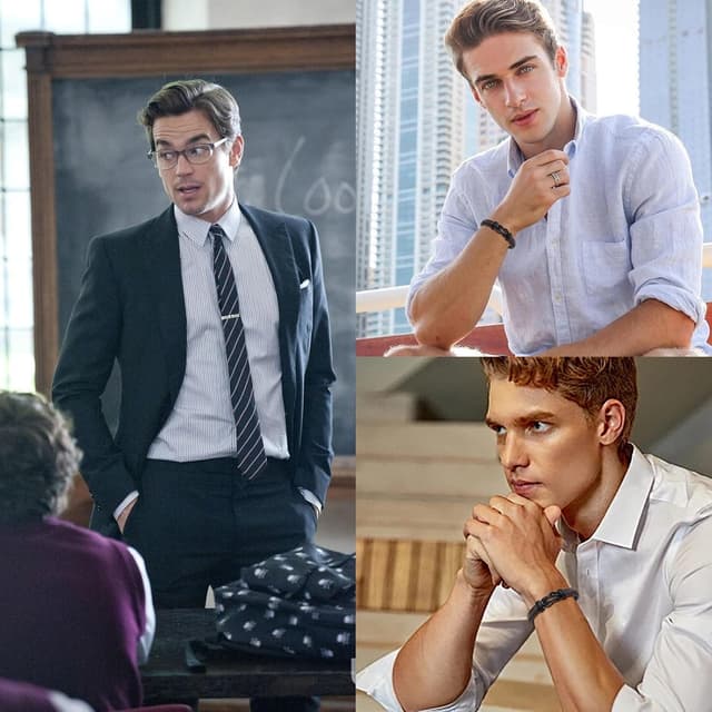 Detalle de Leather Bracelet Magnetic Clasp 2 Sizes