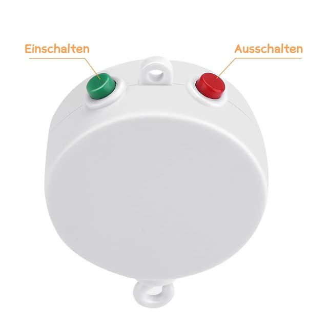 Detalle 1 de Elektrische Baby Spieluhr spielt 12 Melodien