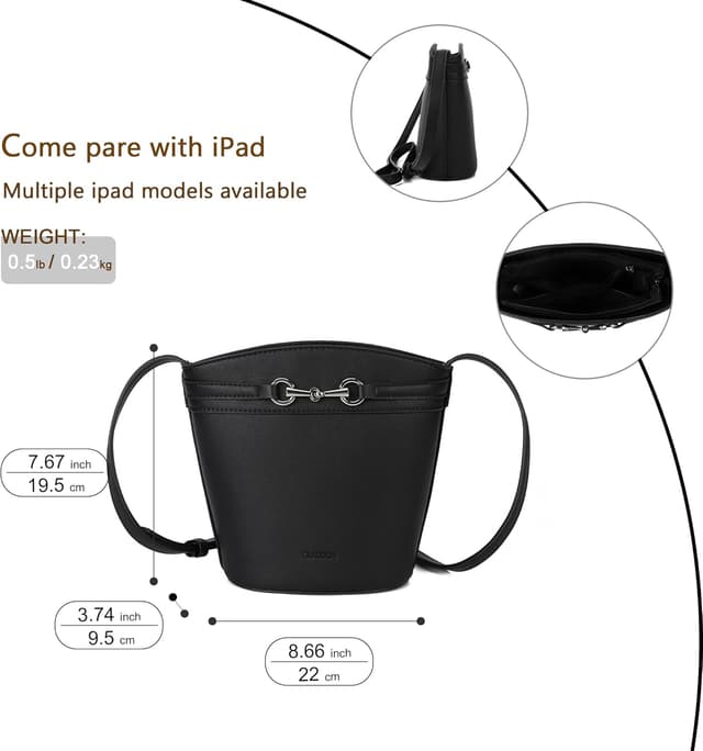 Detalle de Gladdon Crossbody bag 8.7 inch bucket