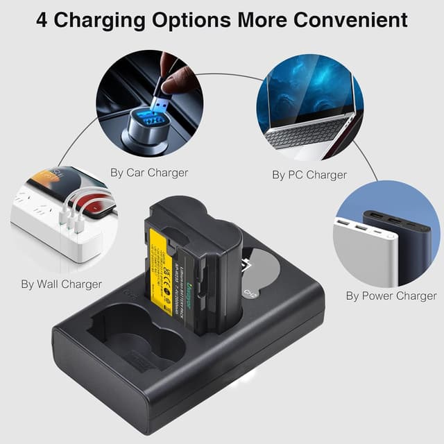 Detalle de Uwayor NP-W235 battery charger set