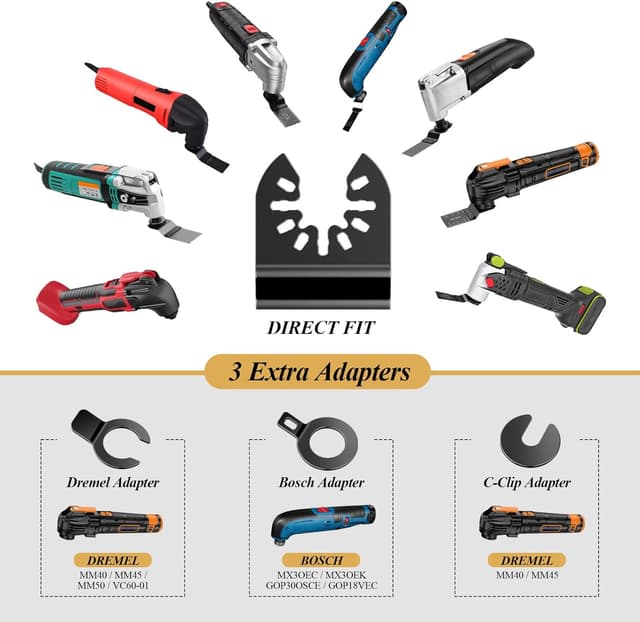 Thumbnail 2 de Lame multifunzione 5 pezzi per legno e metallo 🛠