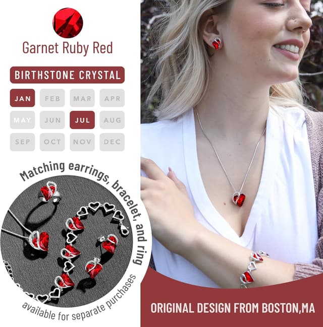 Thumbnail 3 de Leafael Infinity Birthstone Necklace 18" 💍