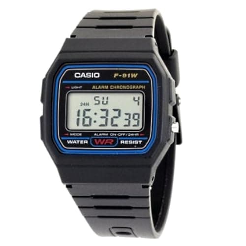 Detalle de Casio F-91W-1YEG reloj digital unisex