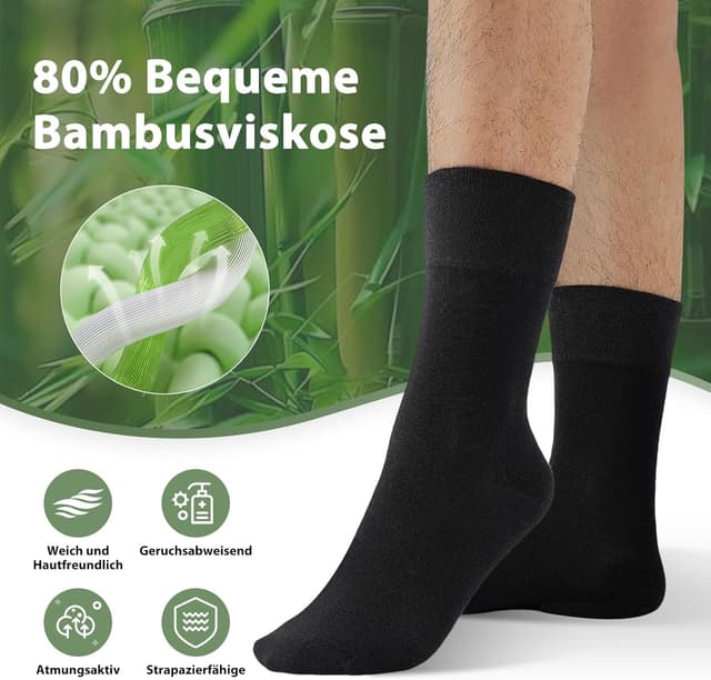Detalle de Niorasen Bambus-Diabetikersocken 6 Paar