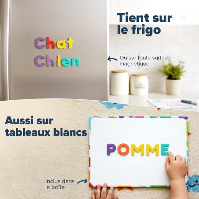 Thumbnail 6 de Smart Panda Lettres et Chiffres Magnétiques 182 🎓