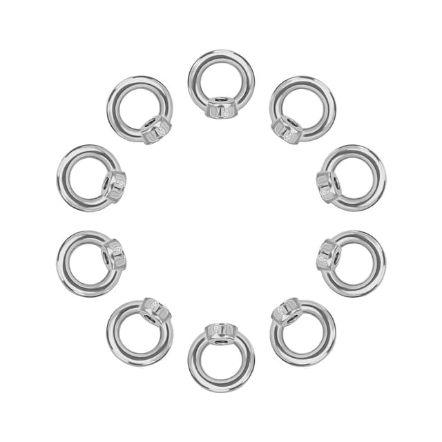 Detalle de Lashua Ringmutter M6, 10 Stück 304 Edelstahl