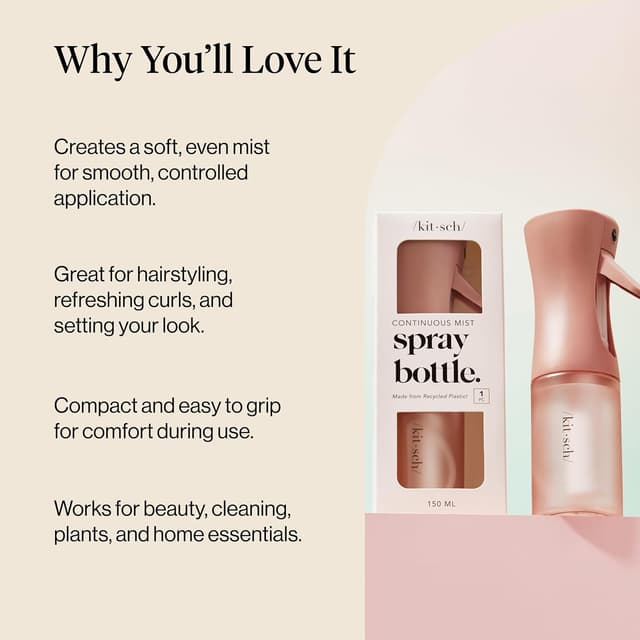 Thumbnail 4 de Kitsch Continuous Spray Bottle 150ml 💇♀