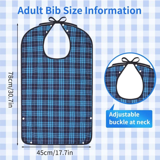 Detalle 2 de Vicloon bavoir adulte 78 cm