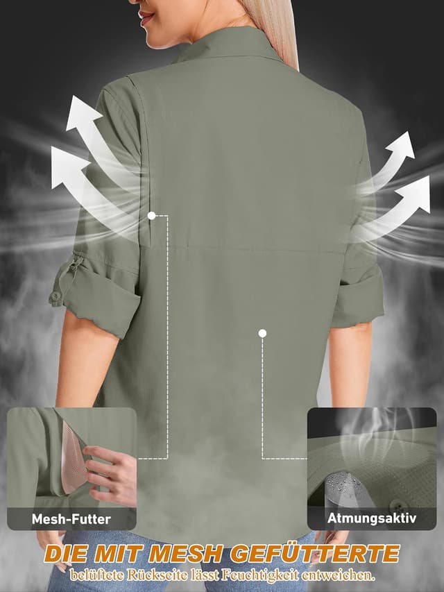 Detalle de Jogwits camicia safari donna UPF 50+