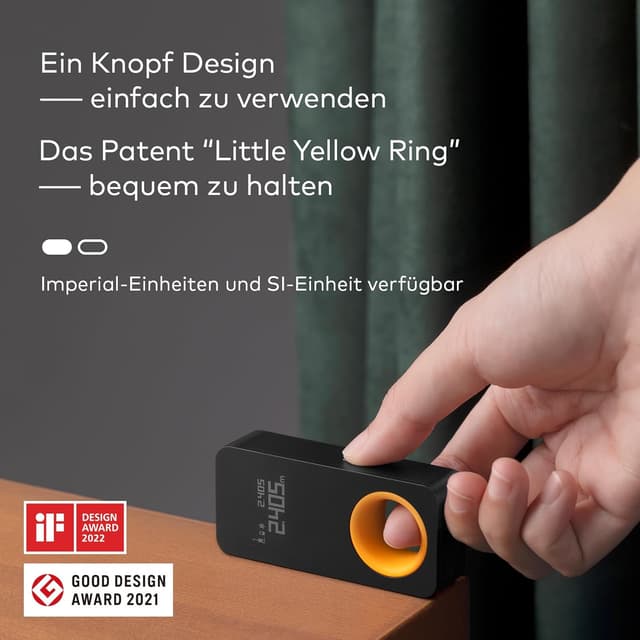 Detalle 2 de HOTO Laser Entfernungsmesser 30 m für точ