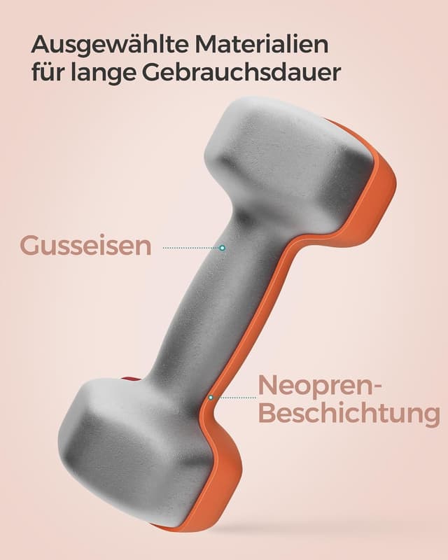 Thumbnail 5 de SONGMICS Hexagon Hanteln 2er Set Neopren