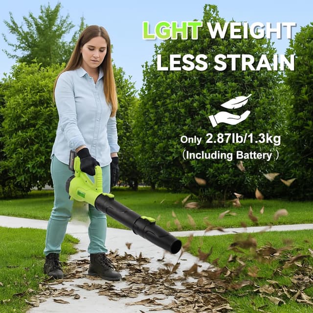 Detalle de Soffiatore a batteria 20V 2×4,0Ah 🍃