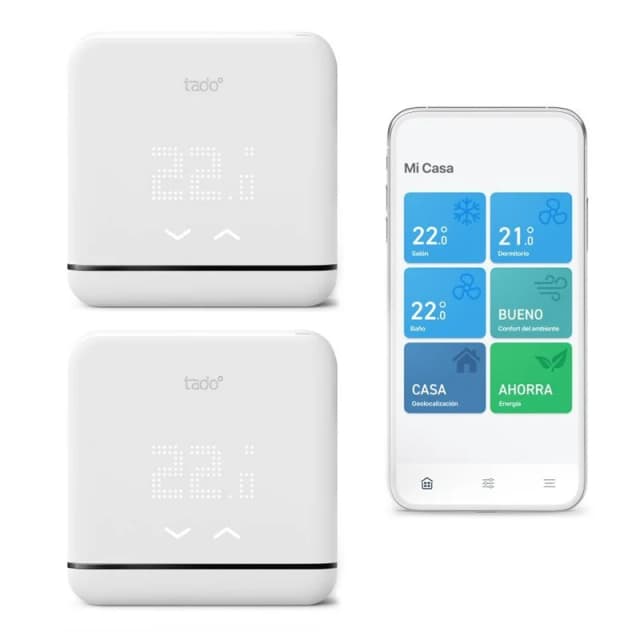 Detalle de Tado V3+ Pack 2 Unidades de Control de Climatización 🌡