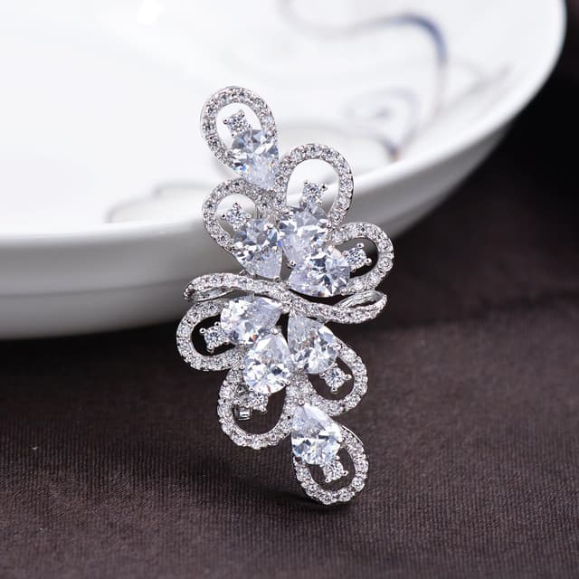 Thumbnail 2 de Deyanse Silber Brosche Damen 5,35 cm