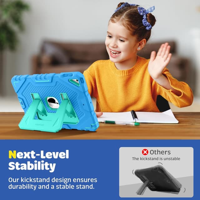 Thumbnail 4 de FINTIE Kids Case for iPad 9th Gen 10.2" blue