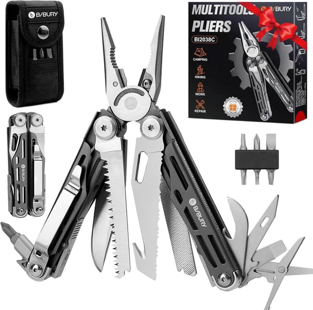 Imagen de BIBURY Multitool 19‑in‑1 Edelstahl en OfertitasTOP