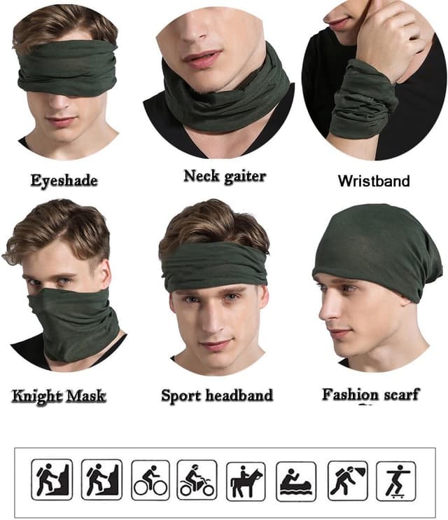 Thumbnail 4 de Nahtlose Bandanas Multifunktionstuch 50Ă25 cm đ§Ł