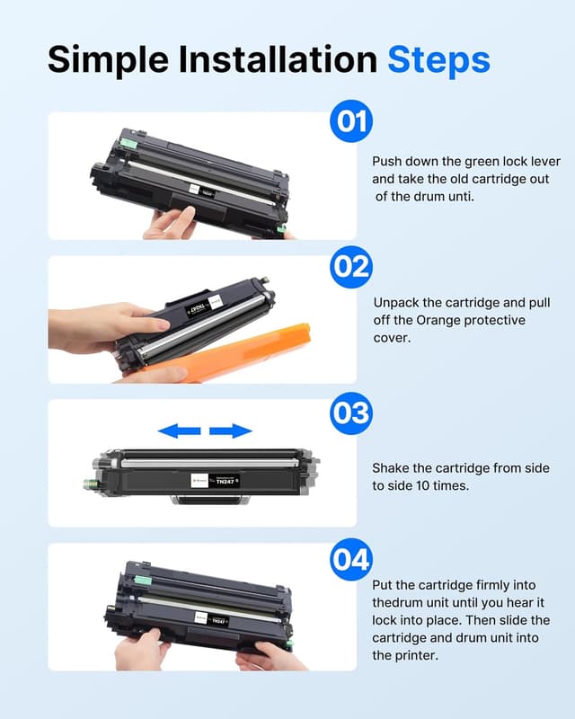 Thumbnail 4 de GPC IMAGE TN247 Kompatibel Toner 5er-Pack 🖨
