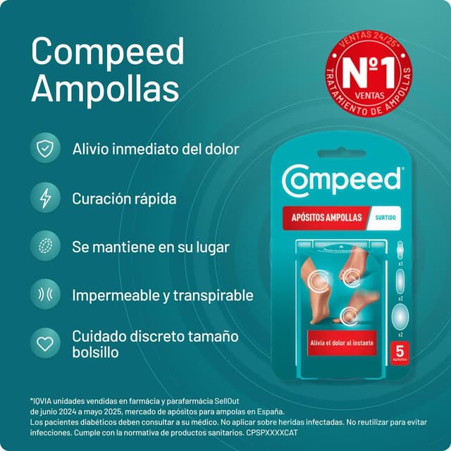 Thumbnail 2 de Compeed Ampollas Surtido Pack 5 uds
