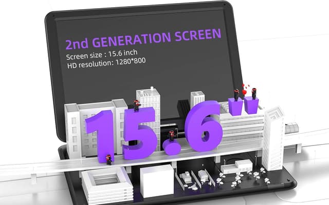 Thumbnail 1 de 17.5" Portable DVD Player 6 Hours Battery