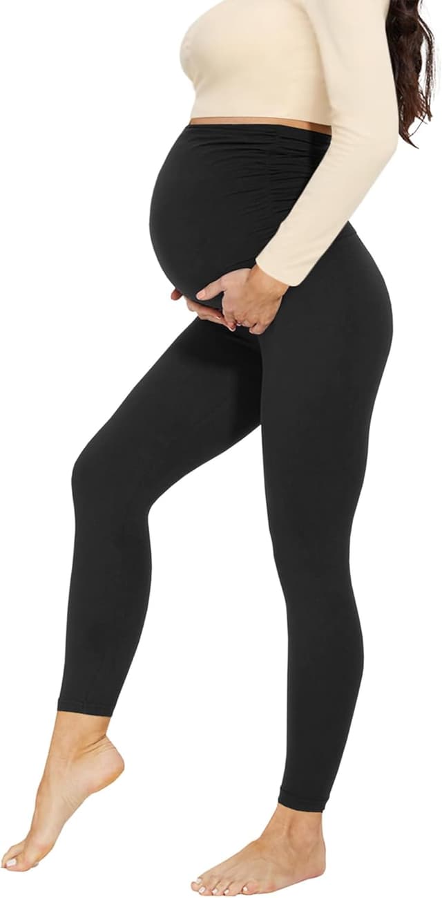 Imagen de Maternity leggings with belly support en OfertitasTOP