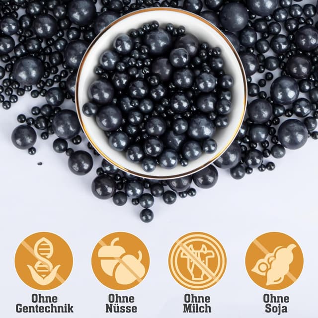 Detalle 1 de Twisweet Schwarz Streusel 130 g für Deko