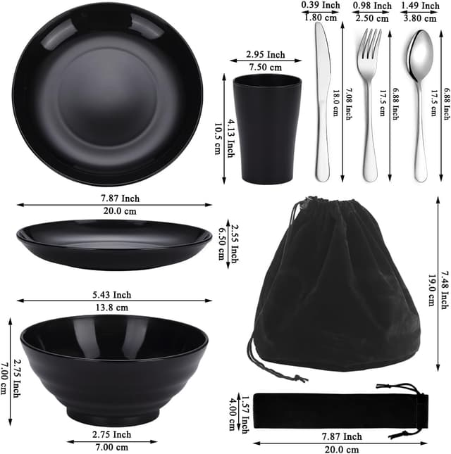 Thumbnail 1 de Kyraton Juego de cubiertos camping 6 piezas 🍽