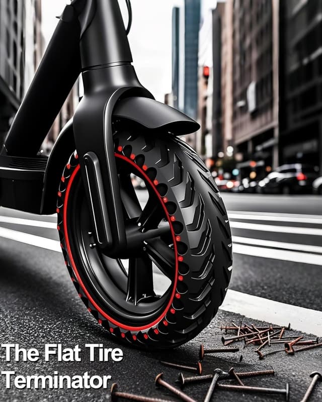 Detalle de BABEJIA 2x E-Scooter Reifen 50/75-6.1 schlauchlos (8,5 x 2,0) für 8 1/2 x 2 Felgenbreite