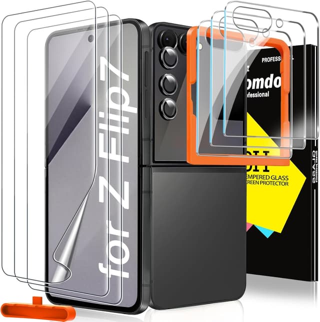 Detalle de Milomdoi 9-in-1 Screen Protector for Galaxy Z Flip 7