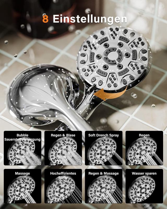 Thumbnail 2 de Cobbe Soffione doccia ad alta pressione