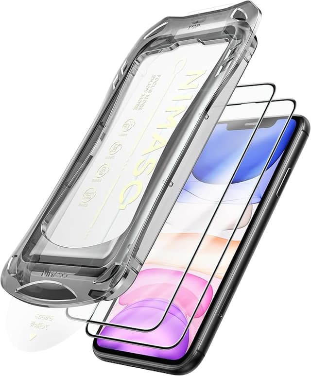 Detalle de NIMASO Protector Pantalla iPhone 11/XR 6.1" HD, 9H, Antirro
🛡