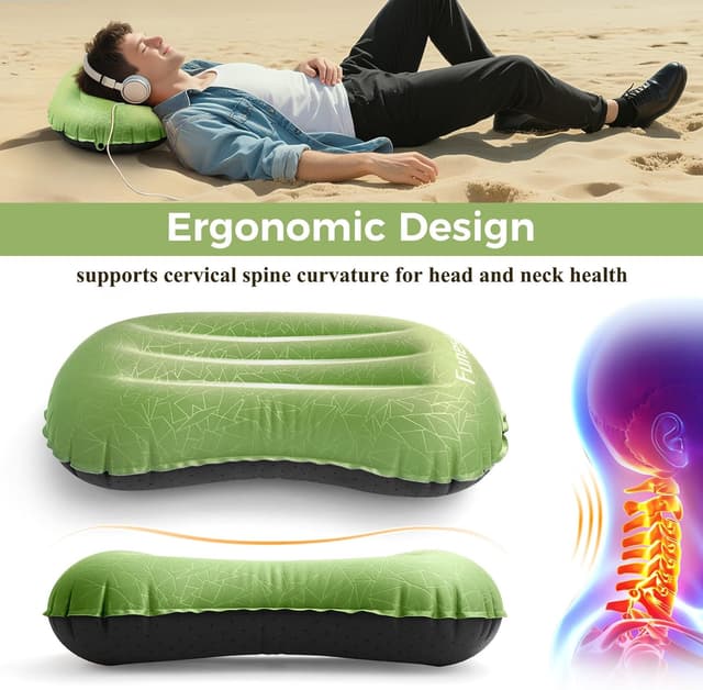 Detalle de Funesla Ultra 2.0 inflatable pillow, 95 g