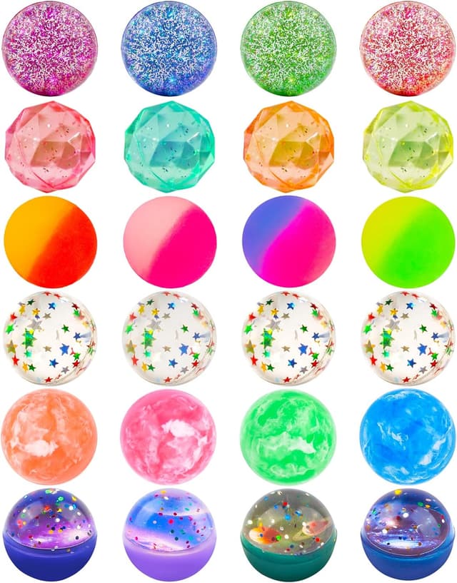 Imagen de Ecoofor 32mm Bouncy Balls 24-Pack 🎲 en OfertitasTOP
