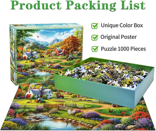Thumbnail 1 de Puzzle 1000 Pieces for Adults