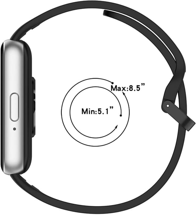 Detalle de FYISWHO Fit 3 silicone watch strap