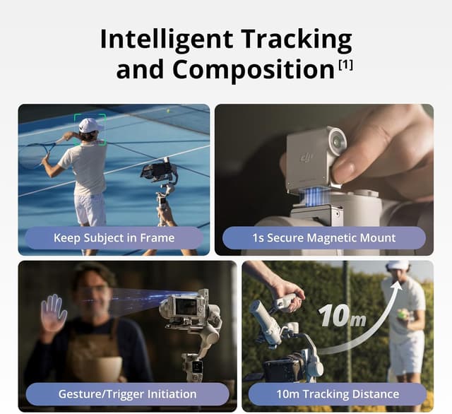 Detalle de DJI RS 4 Mini Combo 2kg payload gimbal