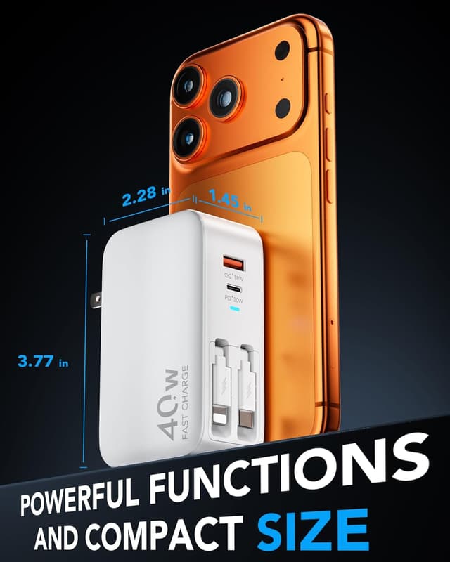 Thumbnail 4 de 4-in-1 Retractable GaN Charger 40W