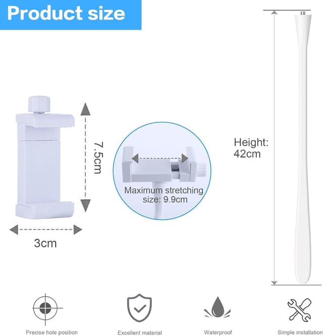 Detalle de Halterung für Babyphone mit 1/4-Schraubsockel
