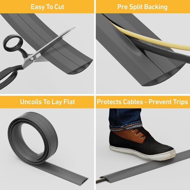 Thumbnail 1 de D-Line CC-2 cache-câble sol 1,8 m