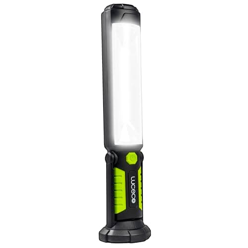 Imagen de Luceco Linterna LED Inclinable con Power Bank USB, 2 Modos de Luz, Recargable, Luz de Inspección, Negro, IK05, 5W, 450lm, 6500K, LILT45T65 en OfertitasTOP
