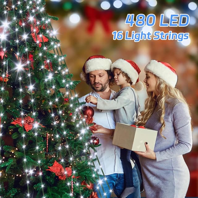 Thumbnail 6 de Dalugo Christmas tree lights 480 LEDs 2.4m