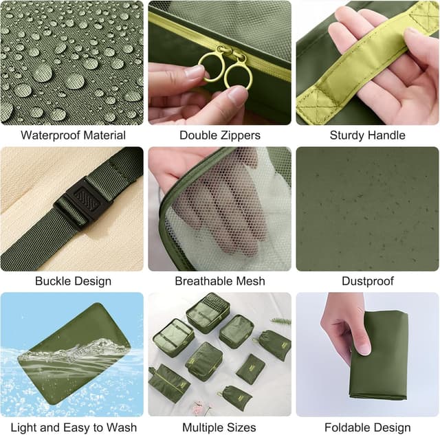 Thumbnail 3 de MOFELON Koffer Organizer 8 Stück